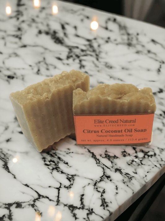 Turmeric Soap Citrus Coconut Elite Creed Natural