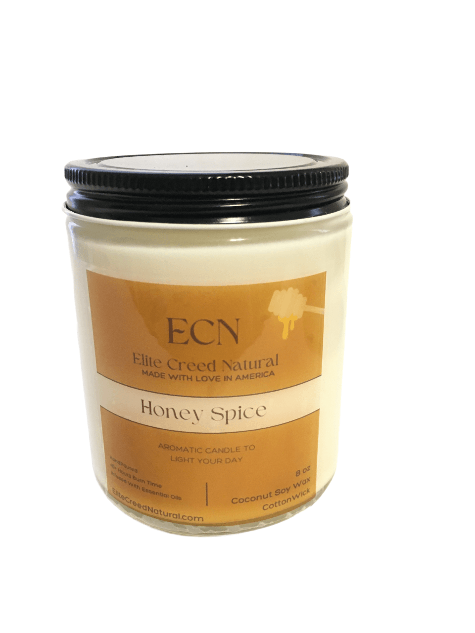 Honey Spice Candle Elite Creed Natural