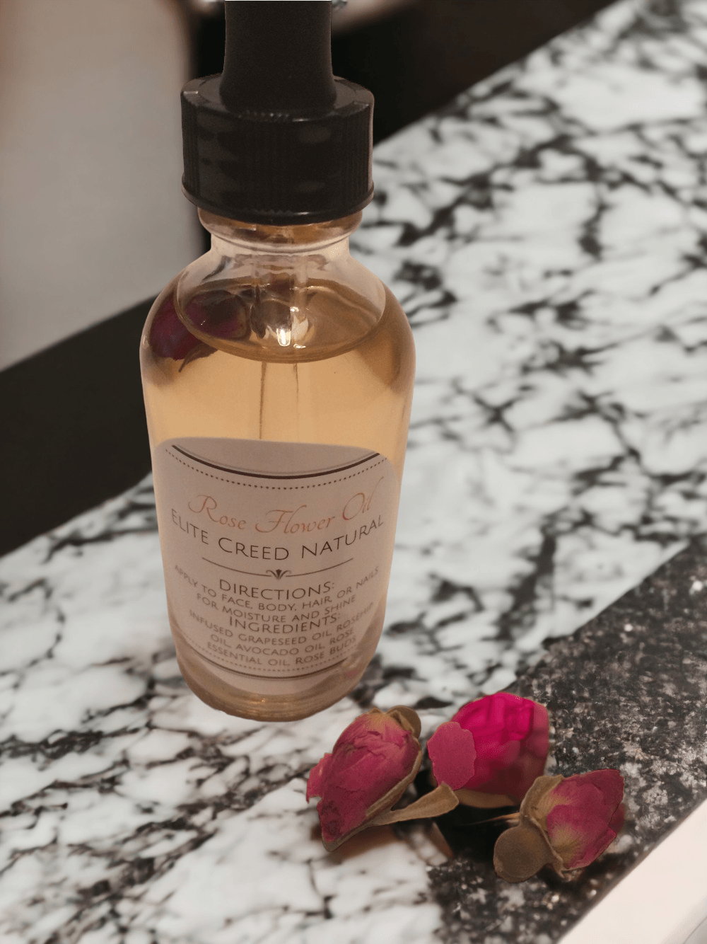 Rose Flower Body Oil Elite Creed Natural