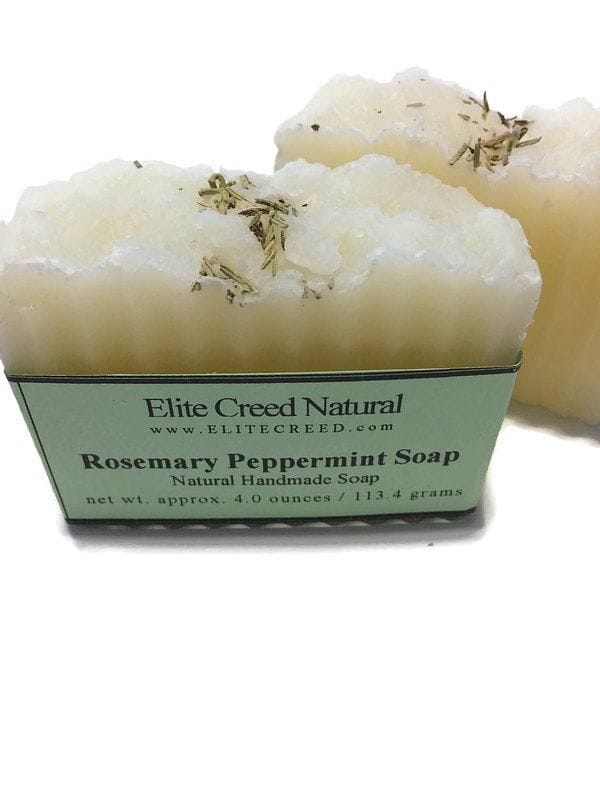 Rosemary Peppermint Handmade Soap Elite Creed Natural