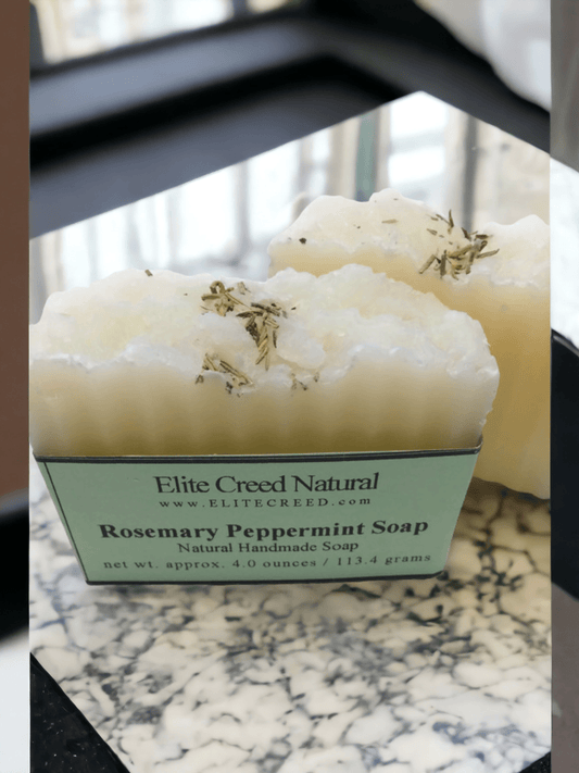 Rosemary Peppermint Handmade Soap Elite Creed Natural