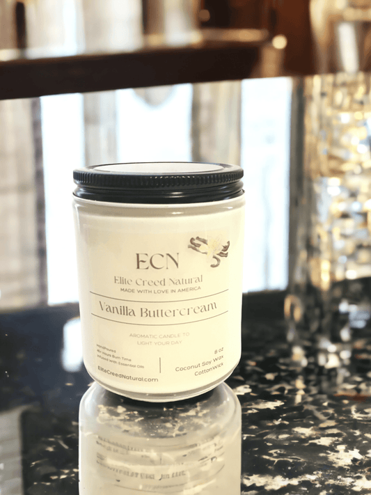Vanilla Buttercream Candle Elite Creed Natural