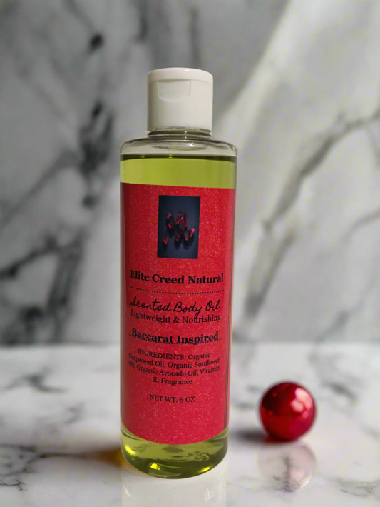 Baccarat Inspired Scented Body Oil