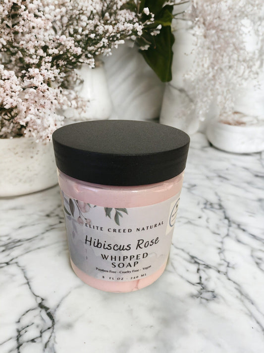 Hibiscus Rose Whipped Soap