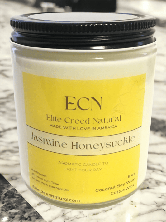 Jasmine Honeysuckle Candle - Elite Creed Natural