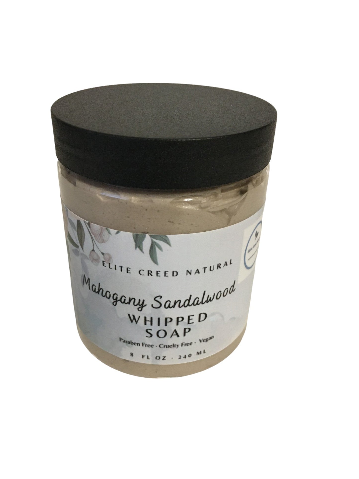 Mahogany Sandalwood Whipped Soap Elite Creed Natural