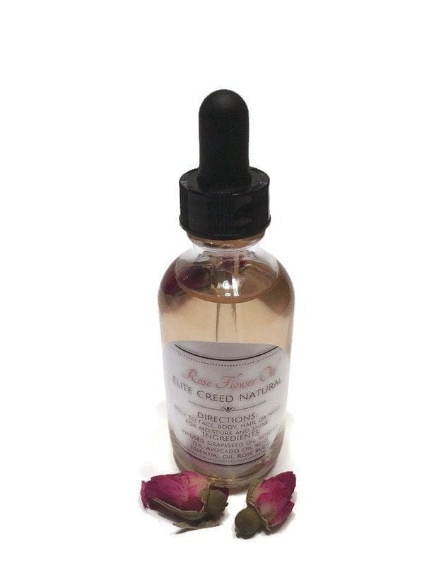 Rose Flower Body Oil - Elite Creed Natural