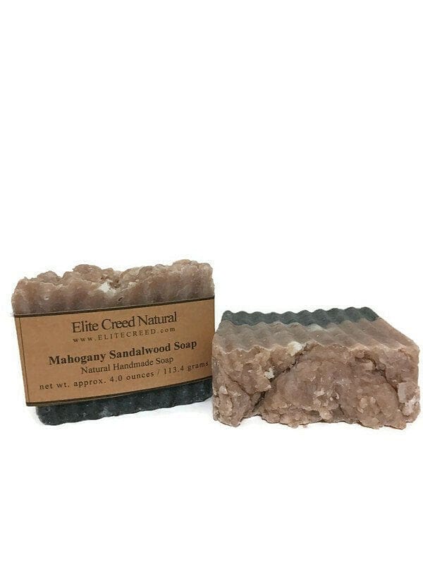 Mahogany Sandalwood Handmade Soap - Elite Creed Natural