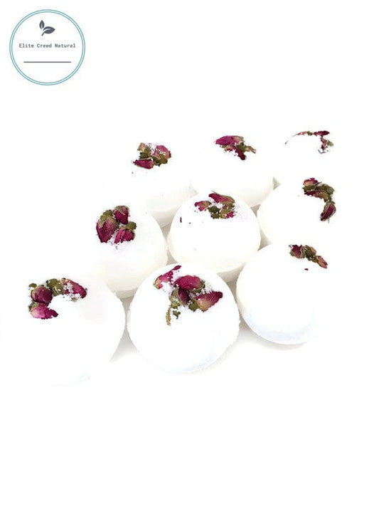 Wholesale Rose Flower Bath Bomb - Elite Creed Natural